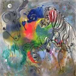 Zebra-Stuten, 1988